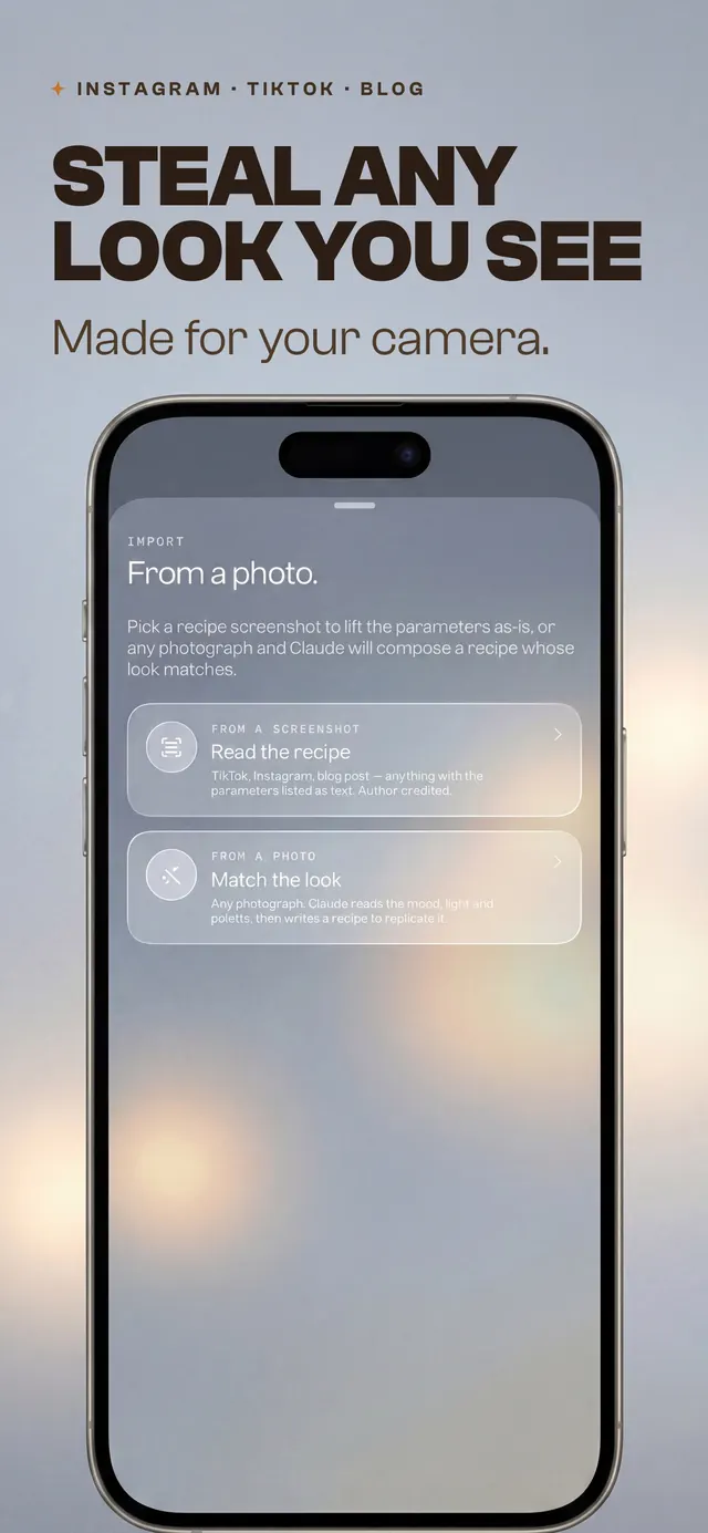 FujiRecipes — App Store screenshot 2 of 5