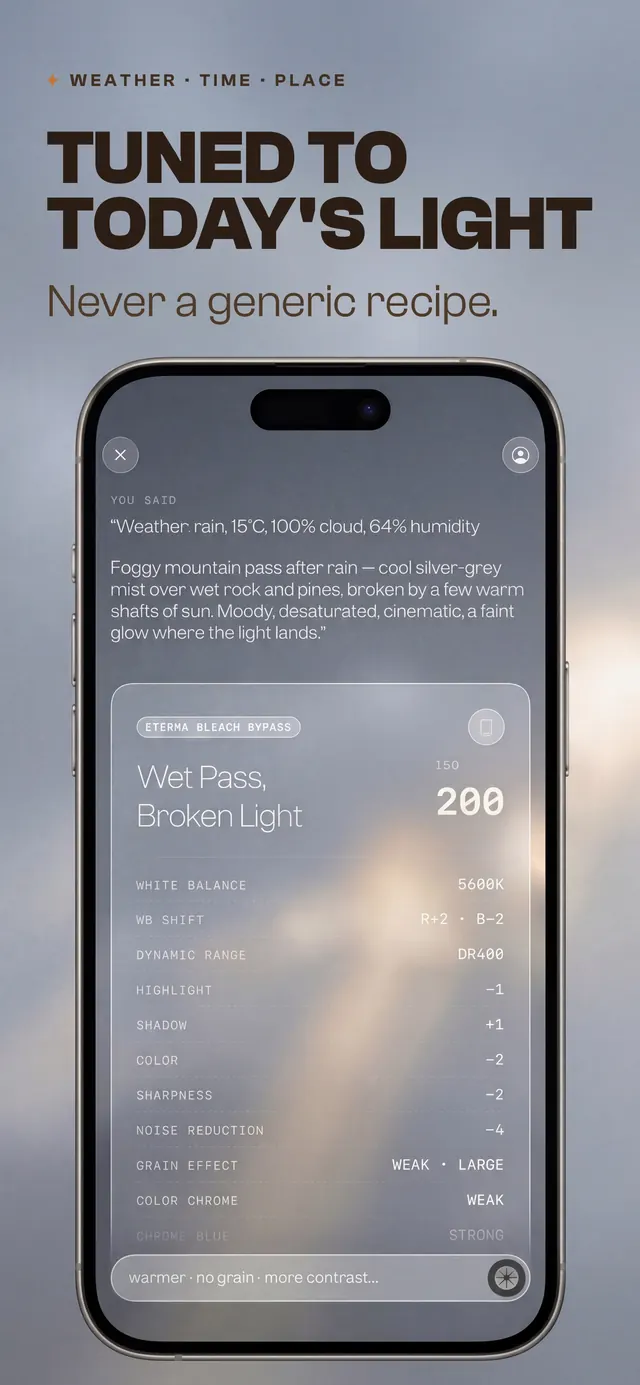 FujiRecipes — App Store screenshot 4 of 5